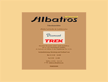 Tablet Screenshot of albatros-bike.de